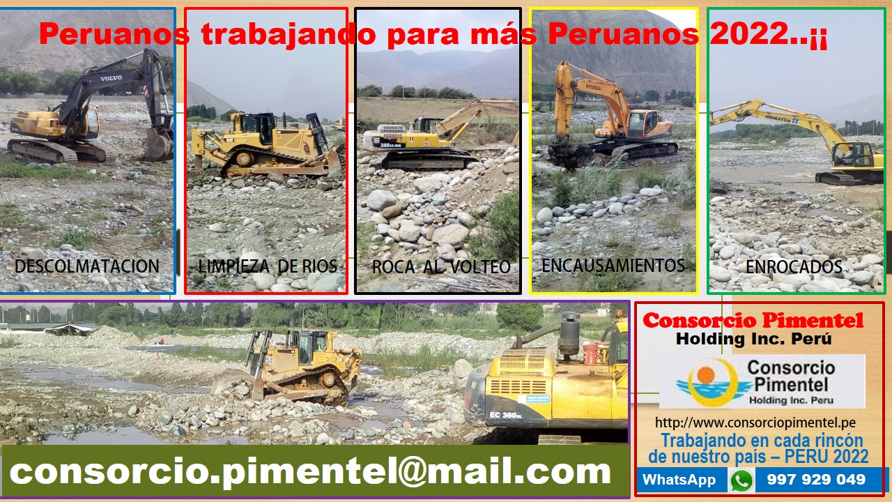 Obras de Reconstrucción Emergencia - Maquinaria PERU 2022